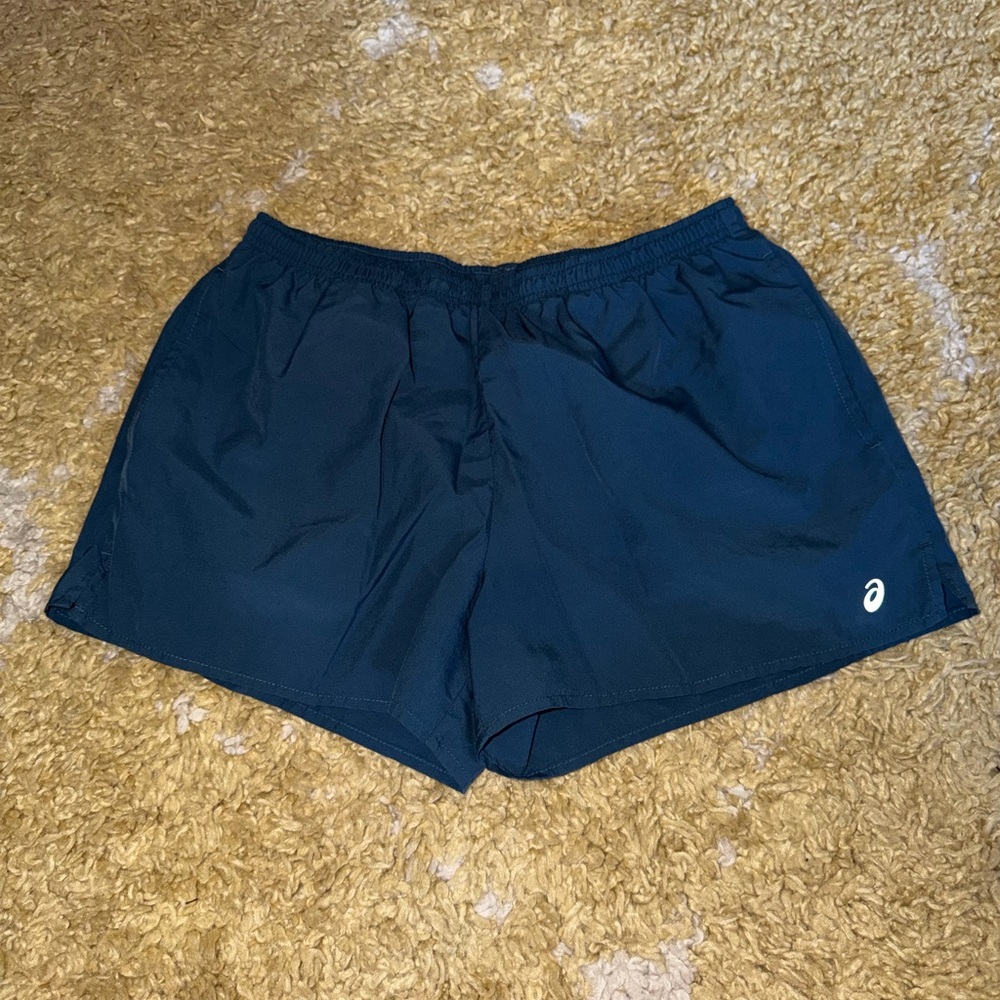 Asics Blue and Black Sports Shorts